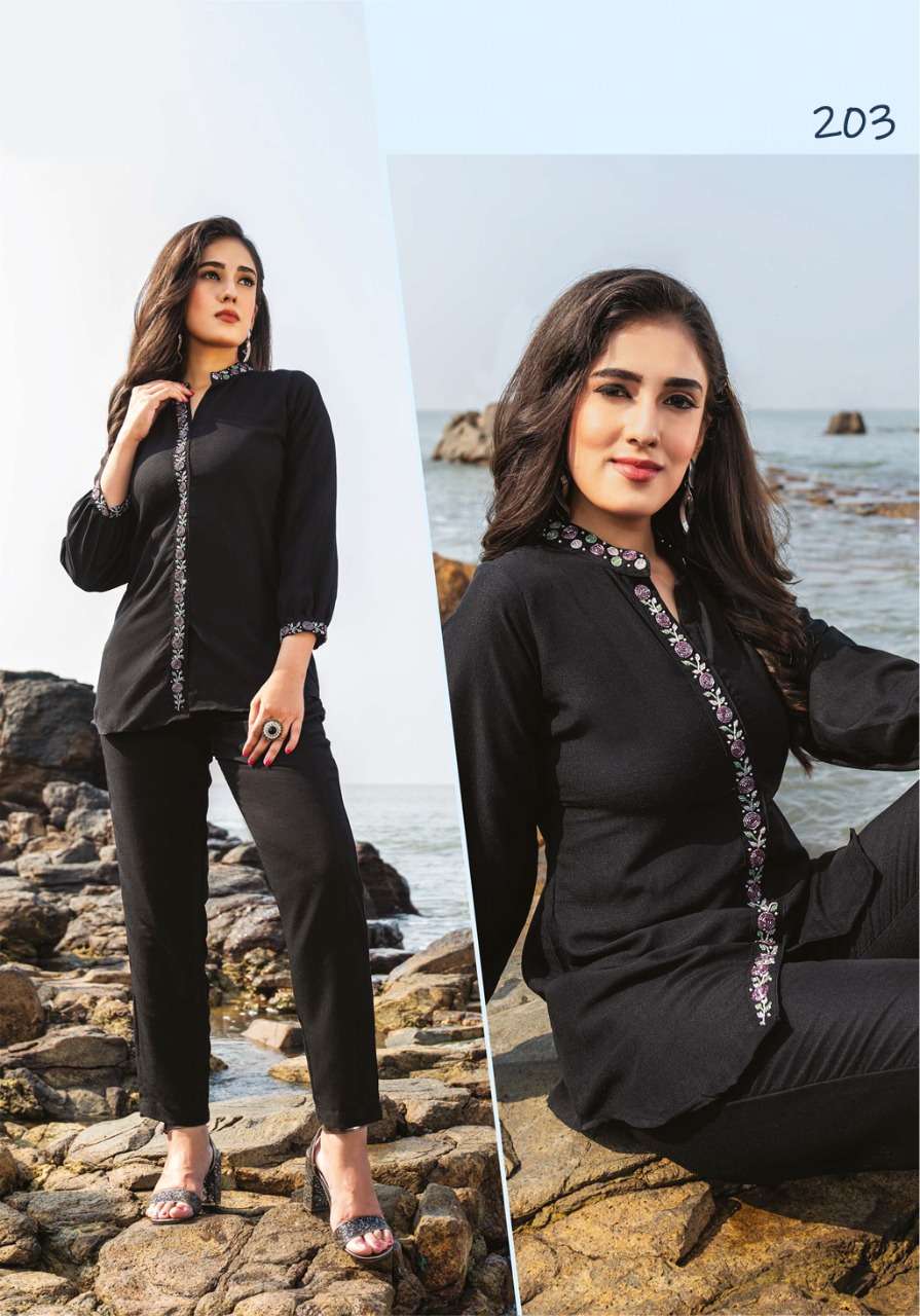 S3forever-Sho Shaa Vol 02-Orbit-Latex-Kurti-Pant-Cord-set-203
